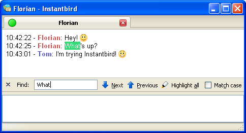 Instantbird Screenshot