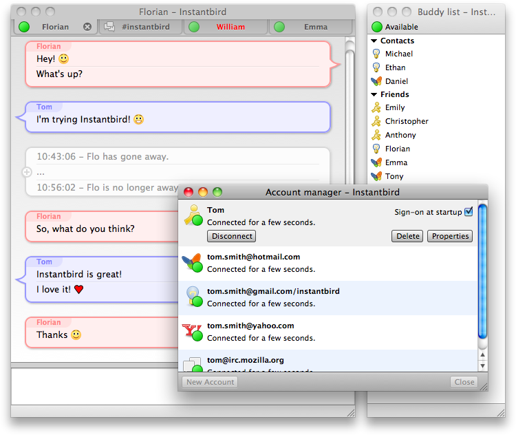 Instantbird Screenshot