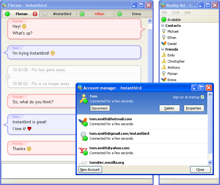 Instantbird Screenshot