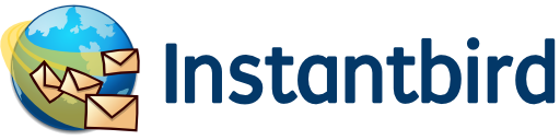 Instantbird-logo met tekst